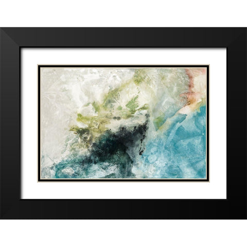 Experiment I Black Modern Wood Framed Art Print with Double Matting by Jasper, Sisa