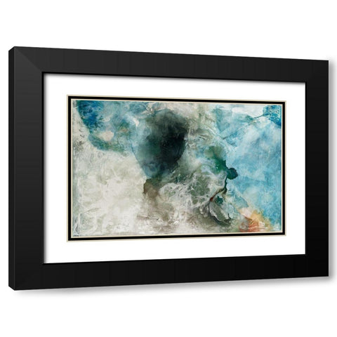 Experiment II Black Modern Wood Framed Art Print with Double Matting by Jasper, Sisa