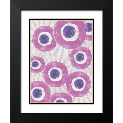 Pink Dream IV Black Modern Wood Framed Art Print with Double Matting by Deans, Karen