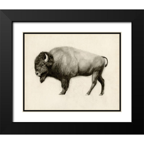 High Plains II Black Modern Wood Framed Art Print with Double Matting by Borges, Victoria