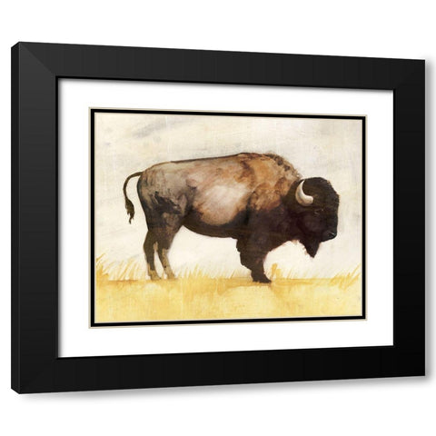 Roam II Black Modern Wood Framed Art Print with Double Matting by Borges, Victoria