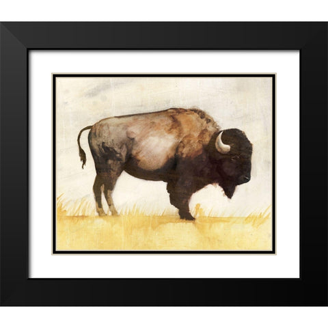 Roam II Black Modern Wood Framed Art Print with Double Matting by Borges, Victoria