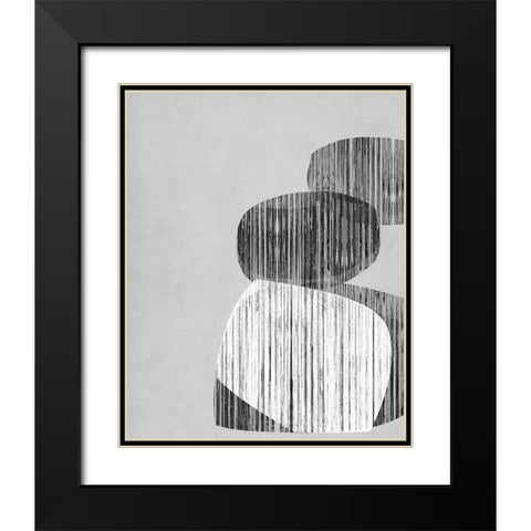 Unseated I Black Modern Wood Framed Art Print with Double Matting by Goldberger, Jennifer