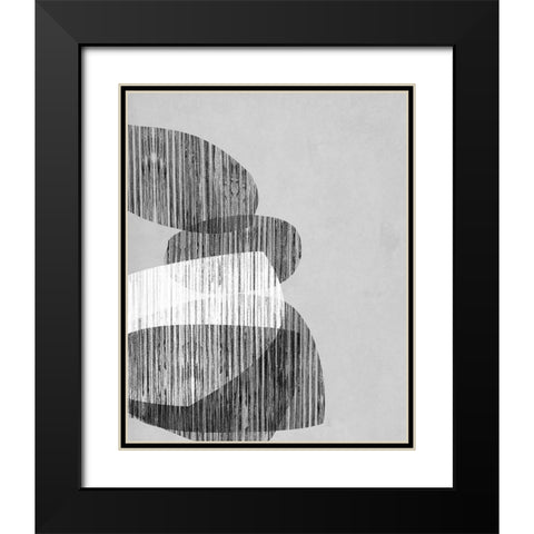 Unseated II Black Modern Wood Framed Art Print with Double Matting by Goldberger, Jennifer