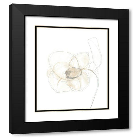 Garden Gestures III Black Modern Wood Framed Art Print with Double Matting by Vess, June Erica