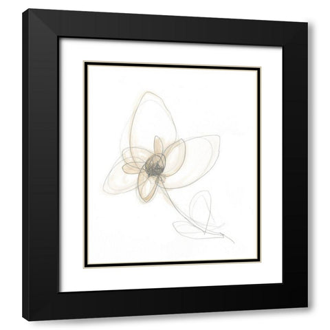 Garden Gestures IX Black Modern Wood Framed Art Print with Double Matting by Vess, June Erica