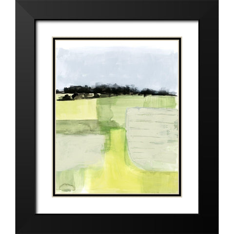 Pale Vista I Black Modern Wood Framed Art Print with Double Matting by Borges, Victoria