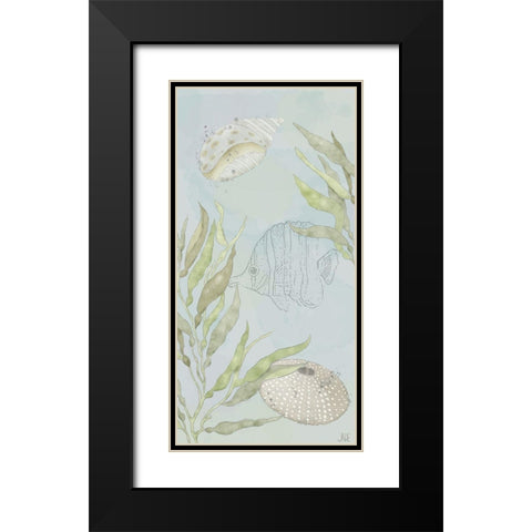 Water Gardens II Black Modern Wood Framed Art Print with Double Matting by Reynolds, Jade