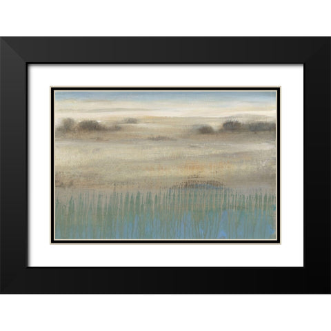 Destination II Black Modern Wood Framed Art Print with Double Matting by OToole, Tim