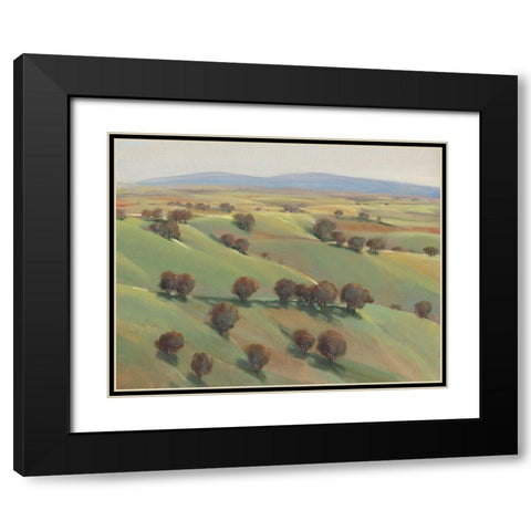 Beyond the Hills II Black Modern Wood Framed Art Print with Double Matting by OToole, Tim