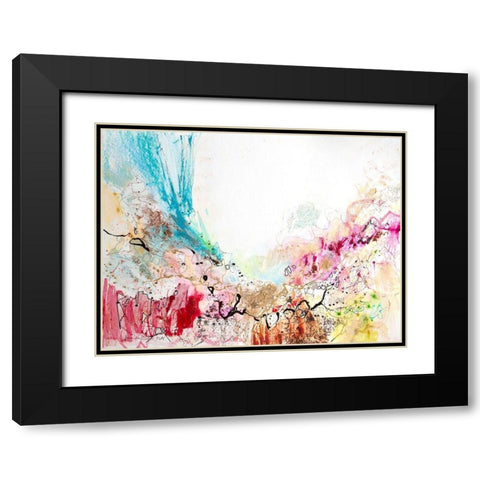 White Series V Black Modern Wood Framed Art Print with Double Matting by Gardner, Jennifer