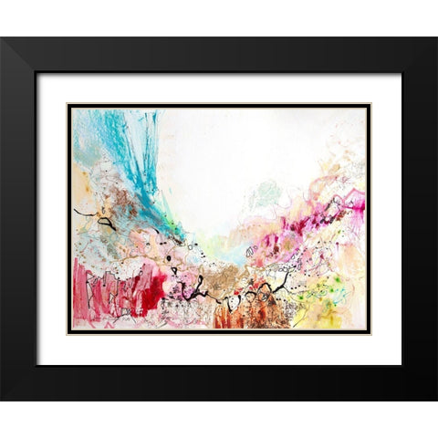White Series V Black Modern Wood Framed Art Print with Double Matting by Gardner, Jennifer