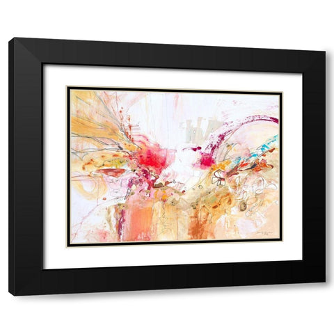 White Series VI Black Modern Wood Framed Art Print with Double Matting by Gardner, Jennifer