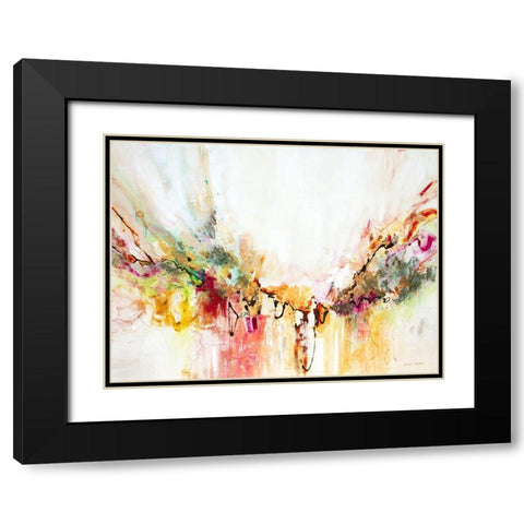 White Series VIII Black Modern Wood Framed Art Print with Double Matting by Gardner, Jennifer