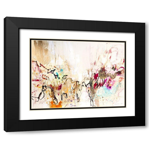 White Series IX Black Modern Wood Framed Art Print with Double Matting by Gardner, Jennifer