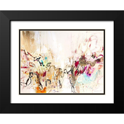 White Series IX Black Modern Wood Framed Art Print with Double Matting by Gardner, Jennifer