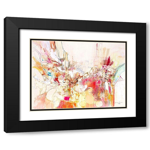 White Series XI Black Modern Wood Framed Art Print with Double Matting by Gardner, Jennifer