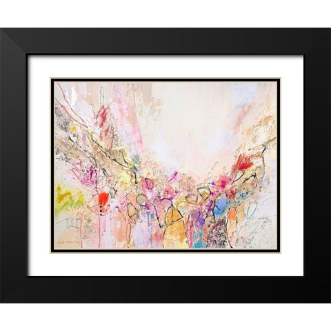 White Series XII Black Modern Wood Framed Art Print with Double Matting by Gardner, Jennifer