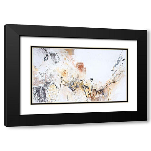 Black and White Series I Black Modern Wood Framed Art Print with Double Matting by Gardner, Jennifer