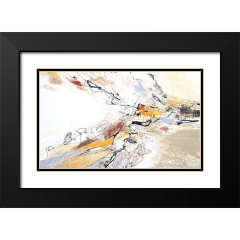 Black and White Series II Black Modern Wood Framed Art Print with Double Matting by Gardner, Jennifer