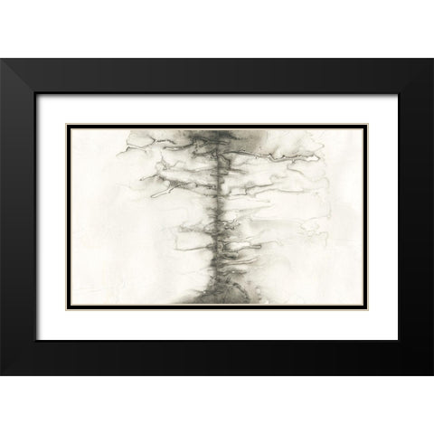Infused Memory I Black Modern Wood Framed Art Print with Double Matting by Stramel, Renee W.