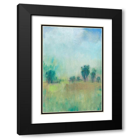 Serene Spring II Black Modern Wood Framed Art Print with Double Matting by OToole, Tim