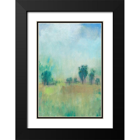 Serene Spring II Black Modern Wood Framed Art Print with Double Matting by OToole, Tim