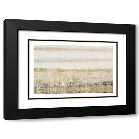 Subtle Meadow I Black Modern Wood Framed Art Print with Double Matting by OToole, Tim