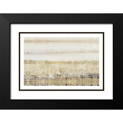 Subtle Meadow I Black Modern Wood Framed Art Print with Double Matting by OToole, Tim