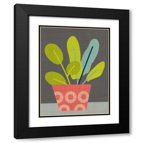 Clay Pot III Black Modern Wood Framed Art Print with Double Matting by Zarris, Chariklia