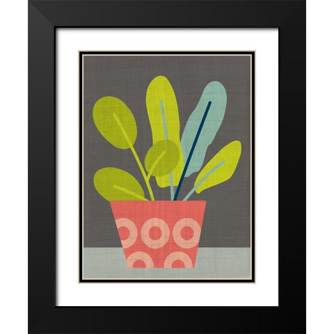 Clay Pot III Black Modern Wood Framed Art Print with Double Matting by Zarris, Chariklia