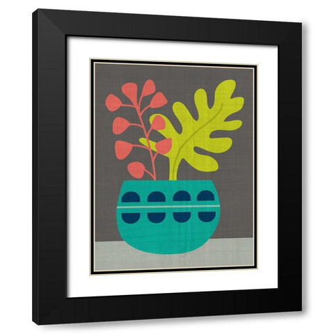 Clay Pot IV Black Modern Wood Framed Art Print with Double Matting by Zarris, Chariklia