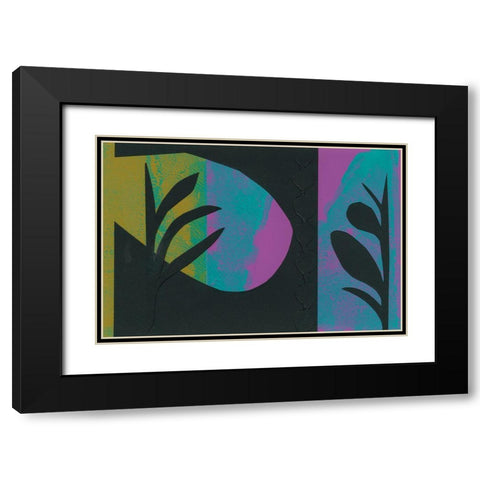 Cabana I Black Modern Wood Framed Art Print with Double Matting by Stramel, Renee W.