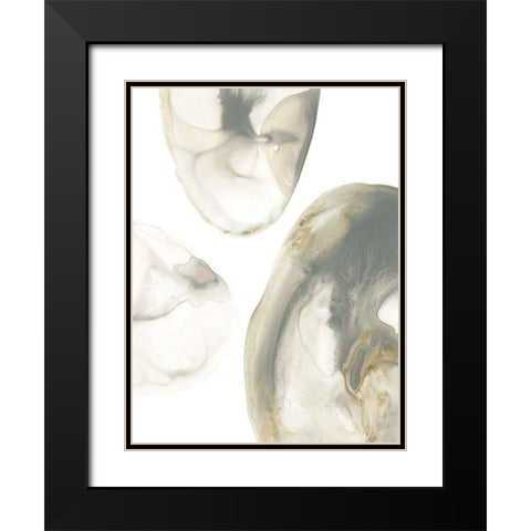 Natural Geode I Black Modern Wood Framed Art Print with Double Matting by Vess, June Erica