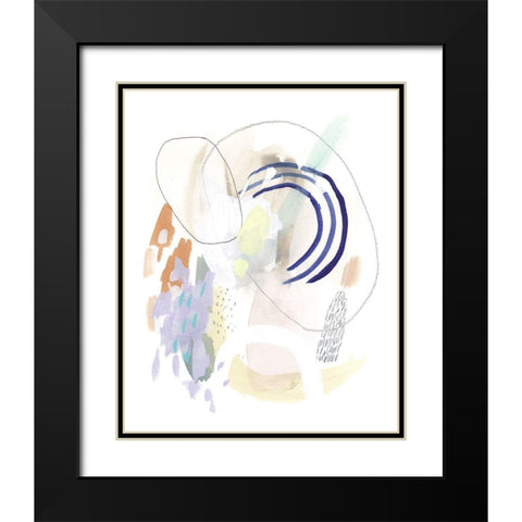 Double Dutch II Black Modern Wood Framed Art Print with Double Matting by Borges, Victoria