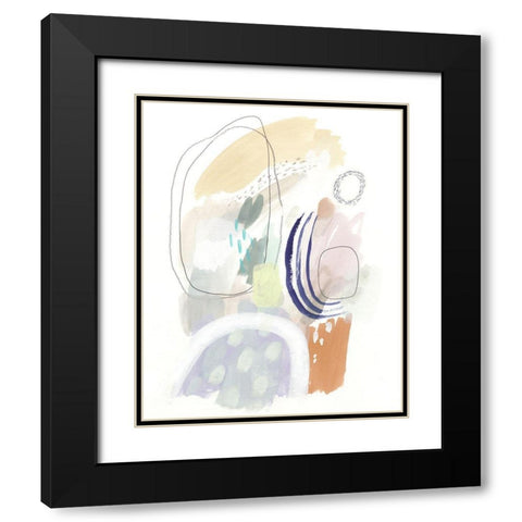 Double Dutch IV Black Modern Wood Framed Art Print with Double Matting by Borges, Victoria