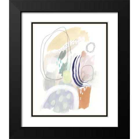 Double Dutch IV Black Modern Wood Framed Art Print with Double Matting by Borges, Victoria