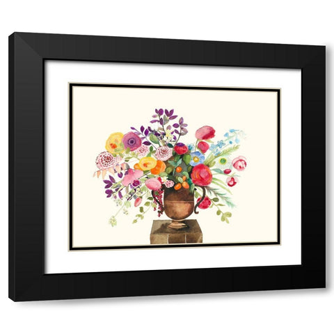 Sunny Disposition II Black Modern Wood Framed Art Print with Double Matting by Ludwig, Alicia