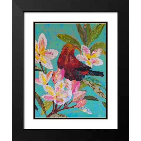 Hawaiian Bird II Black Modern Wood Framed Art Print with Double Matting by St. Hilaire, Elizabeth