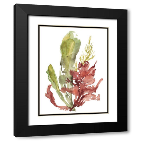 Seaweed Garden I Black Modern Wood Framed Art Print with Double Matting by Goldberger, Jennifer