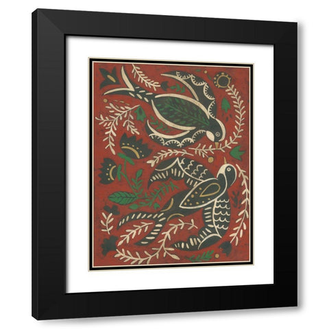 Flight Bound II Black Modern Wood Framed Art Print with Double Matting by Zarris, Chariklia