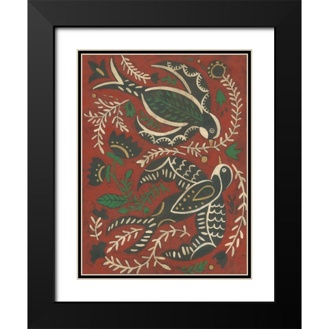 Flight Bound II Black Modern Wood Framed Art Print with Double Matting by Zarris, Chariklia