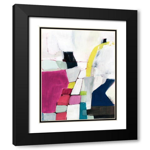 Bevy I Black Modern Wood Framed Art Print with Double Matting by Borges, Victoria