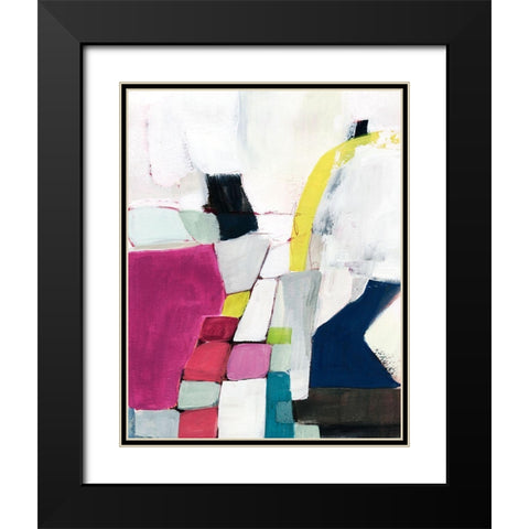 Bevy I Black Modern Wood Framed Art Print with Double Matting by Borges, Victoria