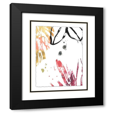 Tropical Moderne IV Black Modern Wood Framed Art Print with Double Matting by Vess, June Erica