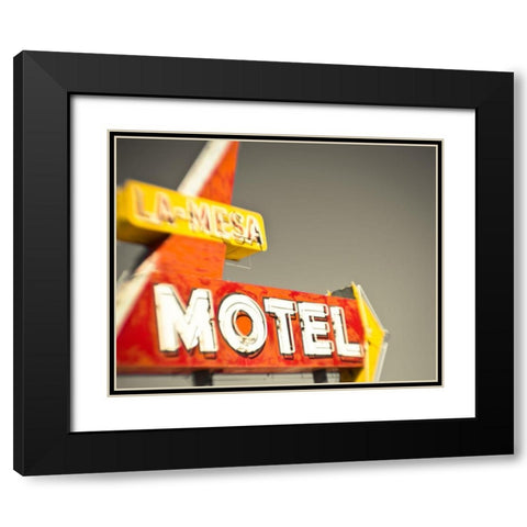 Cafe Rock II Black Modern Wood Framed Art Print with Double Matting by Quintero, Sonja