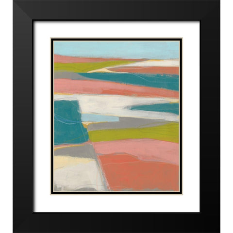 Sun Valley I Black Modern Wood Framed Art Print with Double Matting by Vess, June Erica