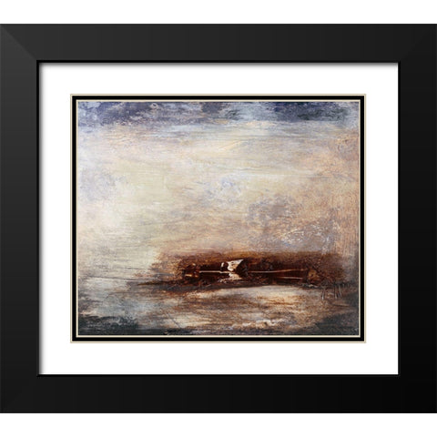 Horizon at Nightfall III Black Modern Wood Framed Art Print with Double Matting by Gordon, Sharon