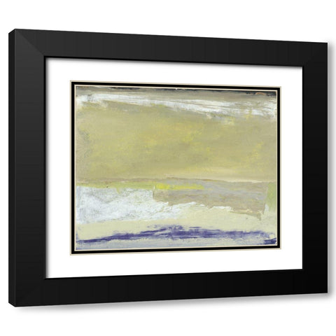 Horizon at Daybreak I Black Modern Wood Framed Art Print with Double Matting by Gordon, Sharon