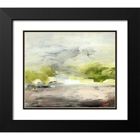 Horizon at Daybreak II Black Modern Wood Framed Art Print with Double Matting by Gordon, Sharon